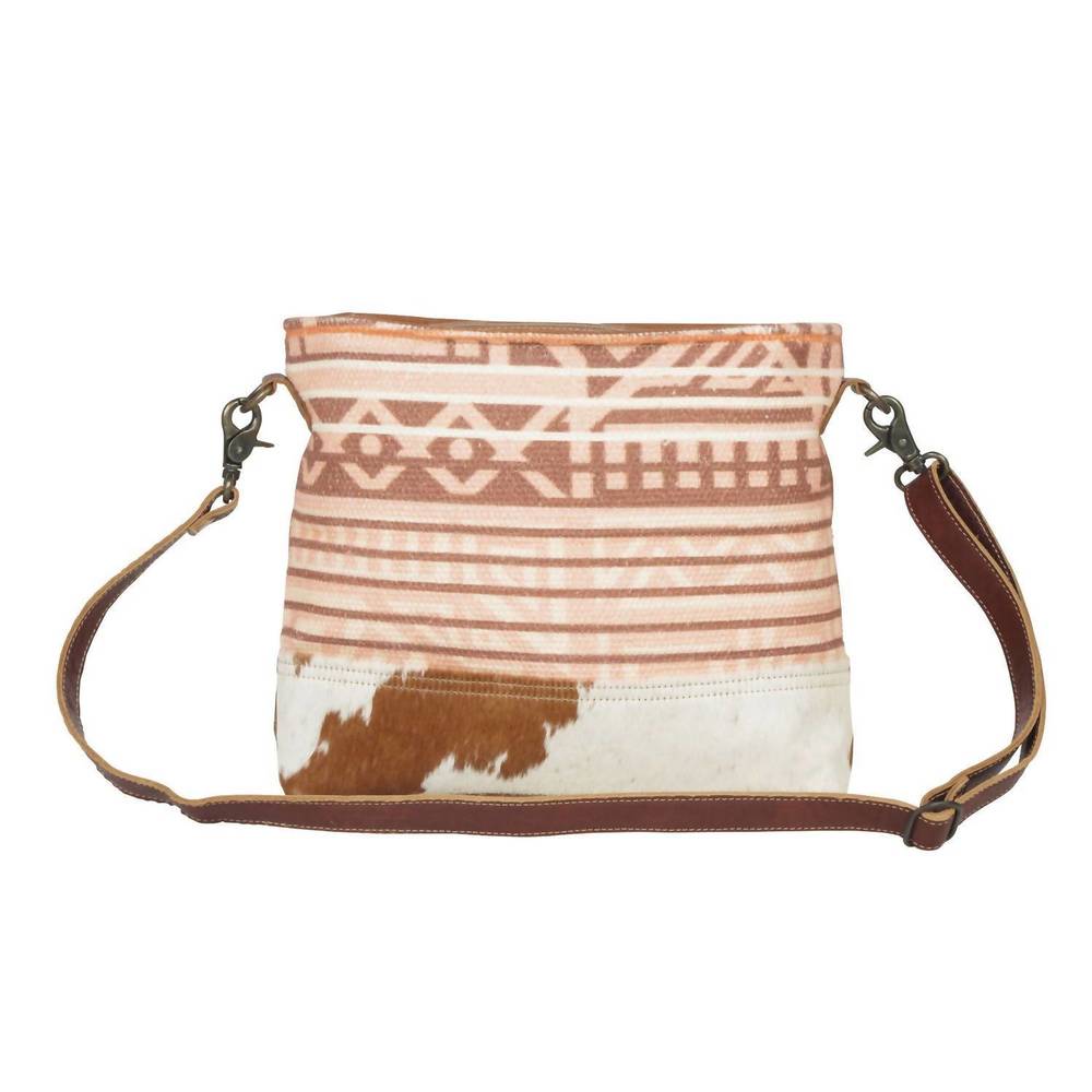 NEW MYRA BAGS women's mini crossbody bag in crimson shades